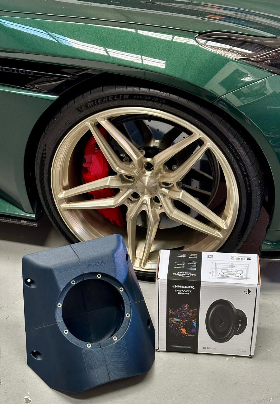 ST-3D Aston Martin Sub Enclosure - 8" Sealed Enclosure to fit HELIX IK W8 | Aston Martin DB12