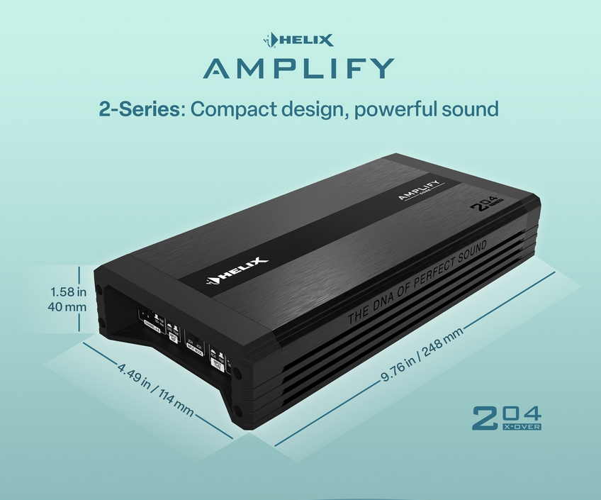 HELIX AMPLIFY 204 Direct - 4 Channel Digital Amplifier | Direct DSP Inputs