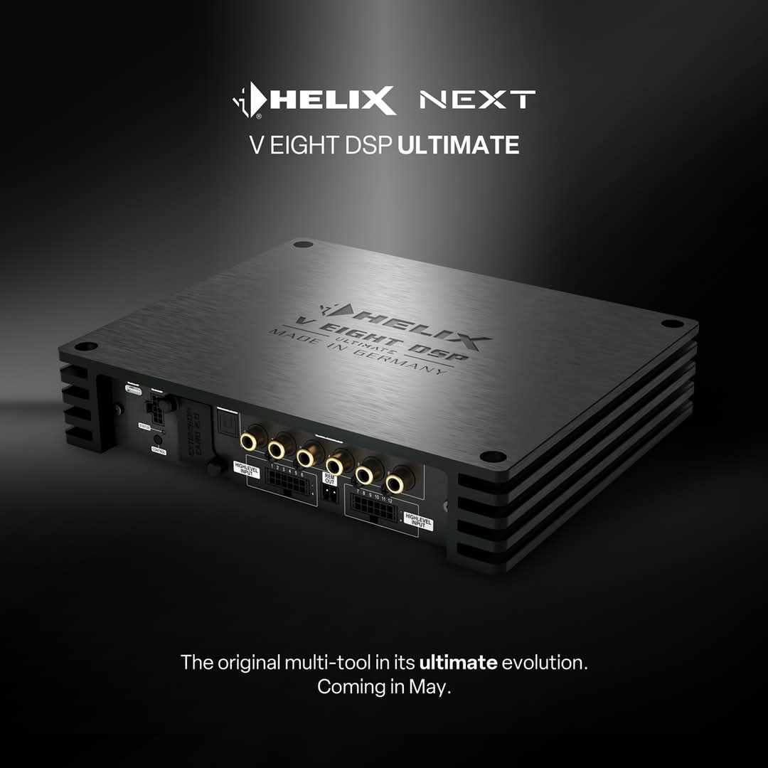 HELIX V EIGHT ULTIMATE - 8 Channel Amplifier 12-High Level Inputs | 14ch DSP