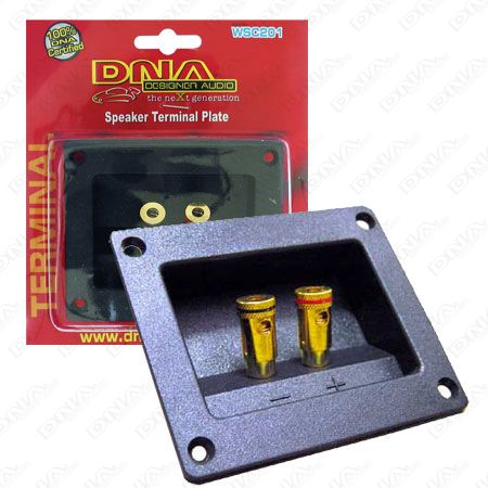 DNA WSC201 - Square Panel Mount Speaker Terminal