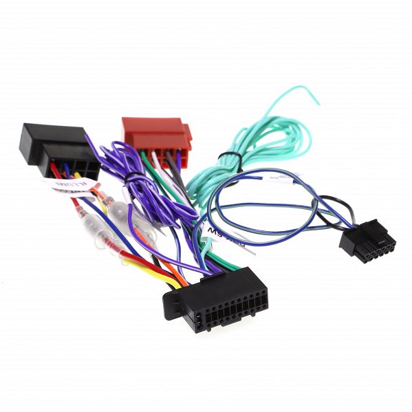 AERPRO APP9KE4 - APP9 Secondary ISO Harness & SWC Patch Lead To Suit Kenwood Head Units (22 Pin Connector)