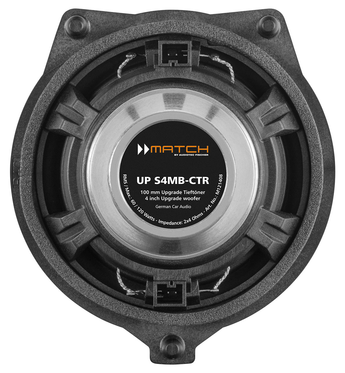 MATCH UP S4MB-CTR - 4" PnP Center Speaker, MERCEDES | 4Ω
