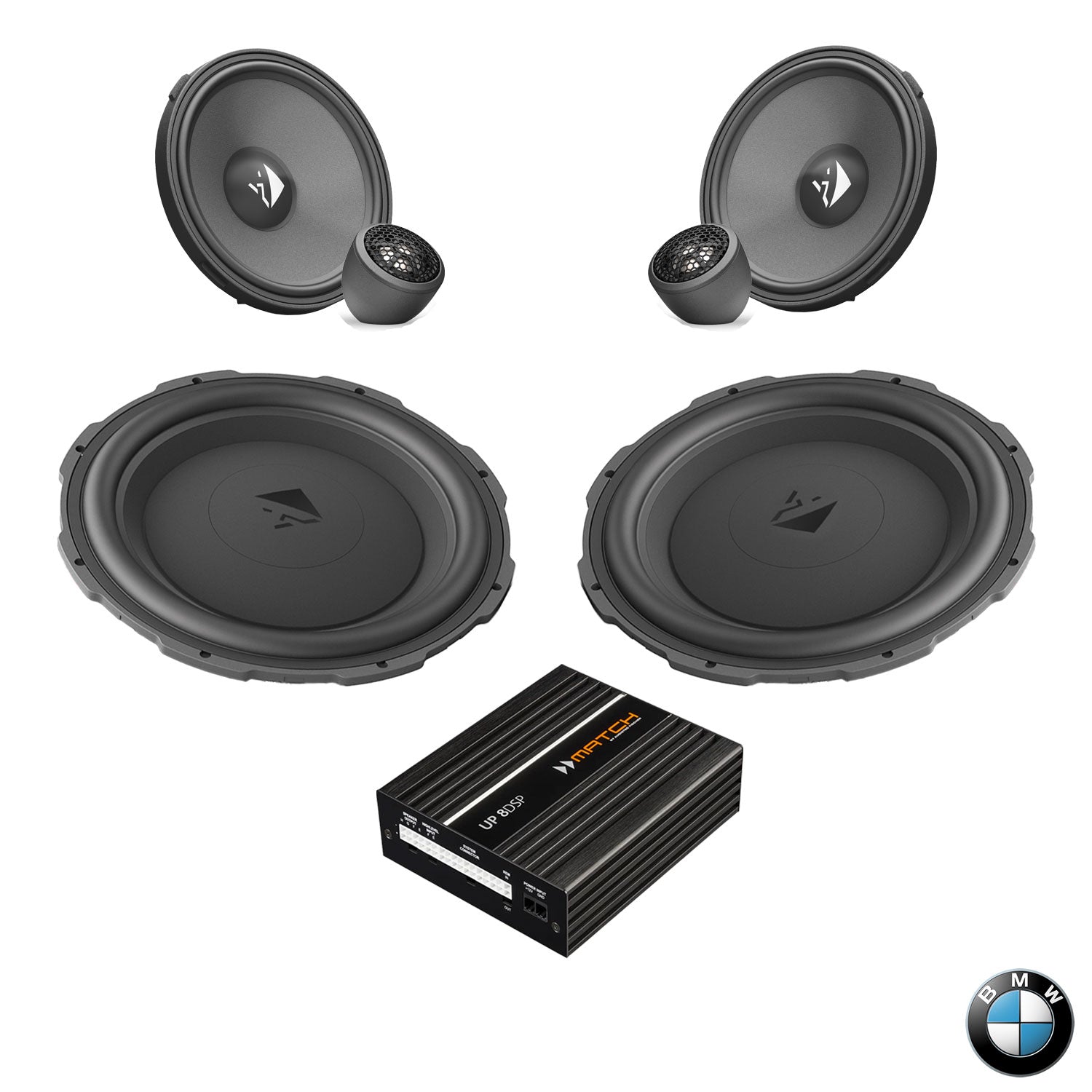 BMW HiFi S0676 G Gen RAM - Front Speaker & Subwoofer DSP Amplified Package | HELIX Ci3 / Ci5