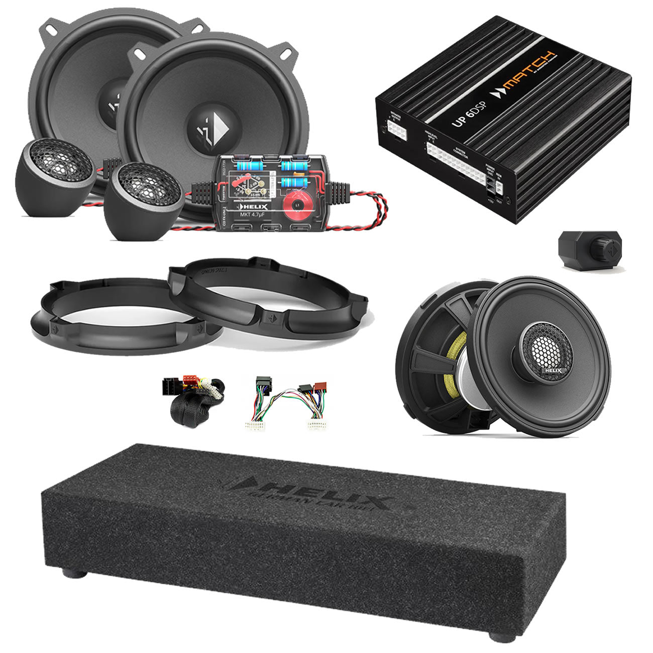 Suzuki Jimny - Speaker & Subwoofer Amplified Package 2 | MATCH UP 6DSP / HELIX Ci3