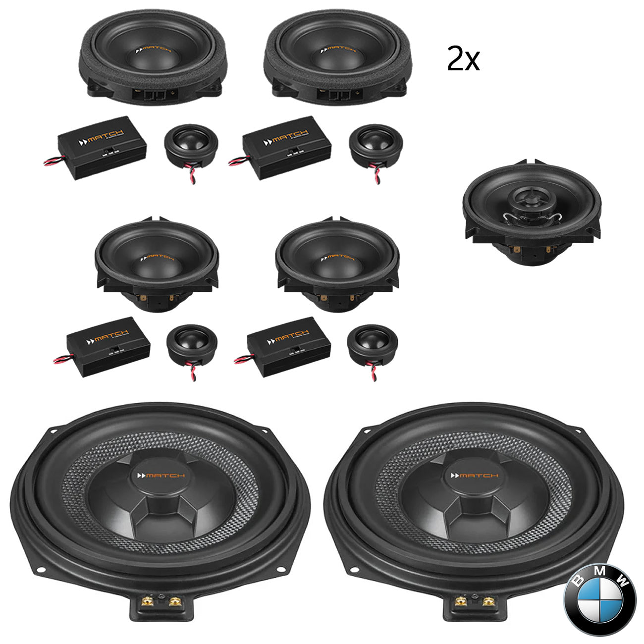 BMW Harman Kardon S0688 F Gen - Speaker & Subwoofer Upgrade Package | MATCH UP PnP