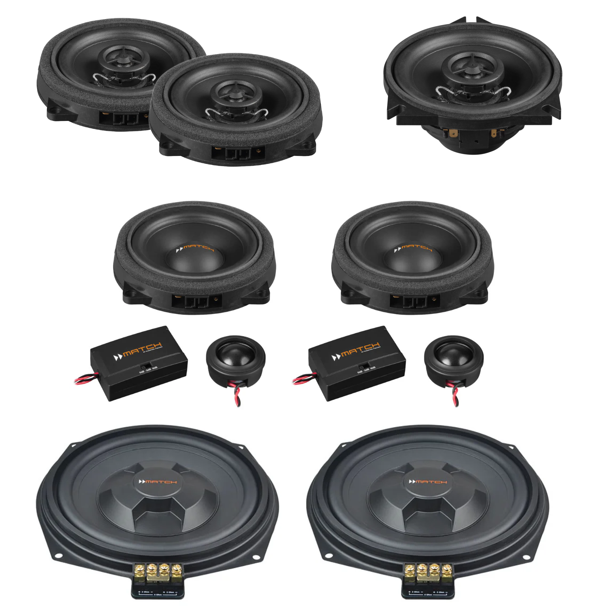 BMW HiFi S0676 F/G Gen - Speaker & Subwoofer Upgrade Package | MATCH UP PnP