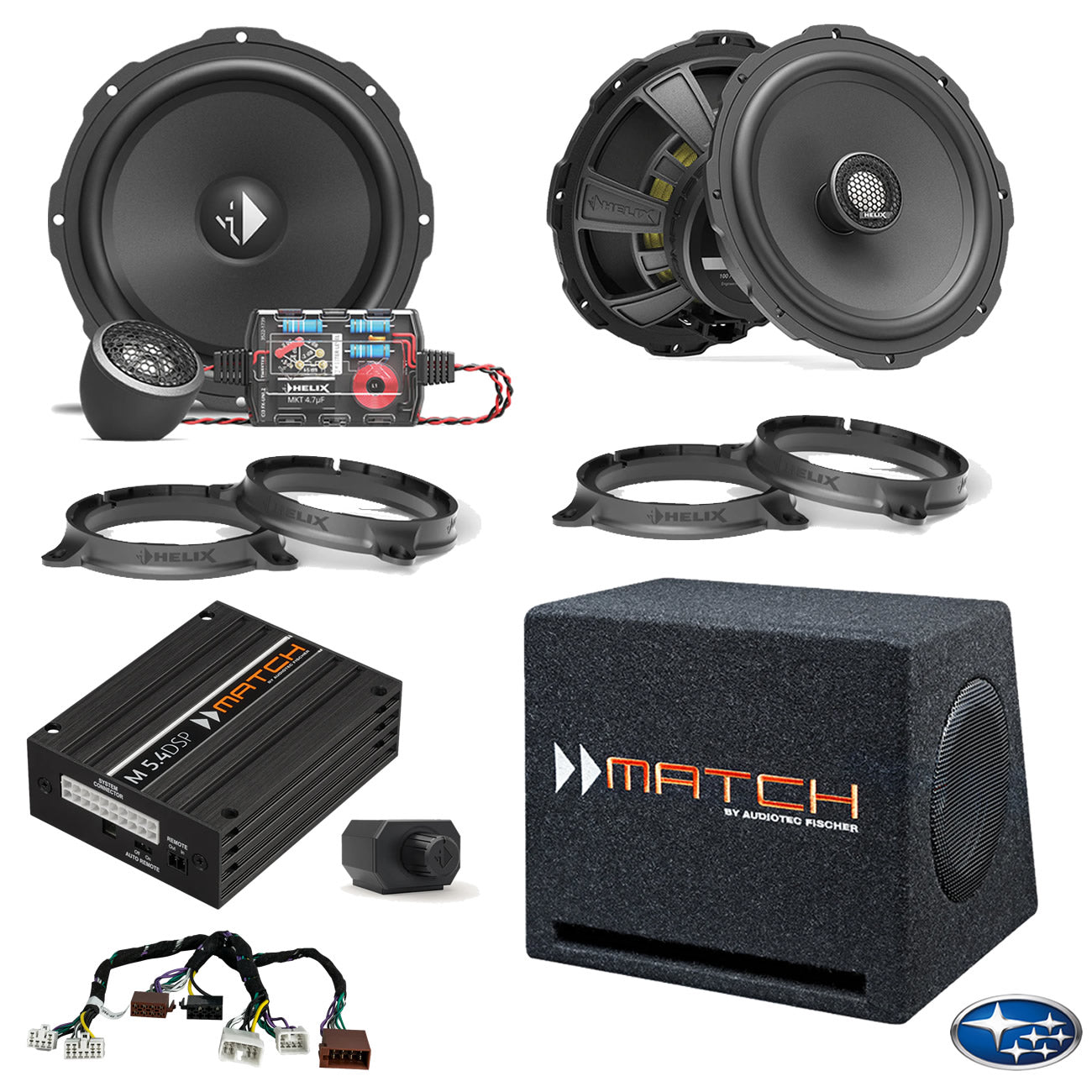 Subaru Levorg - Speaker & Subwoofer DSP Amplified Package | HELIX Ci3