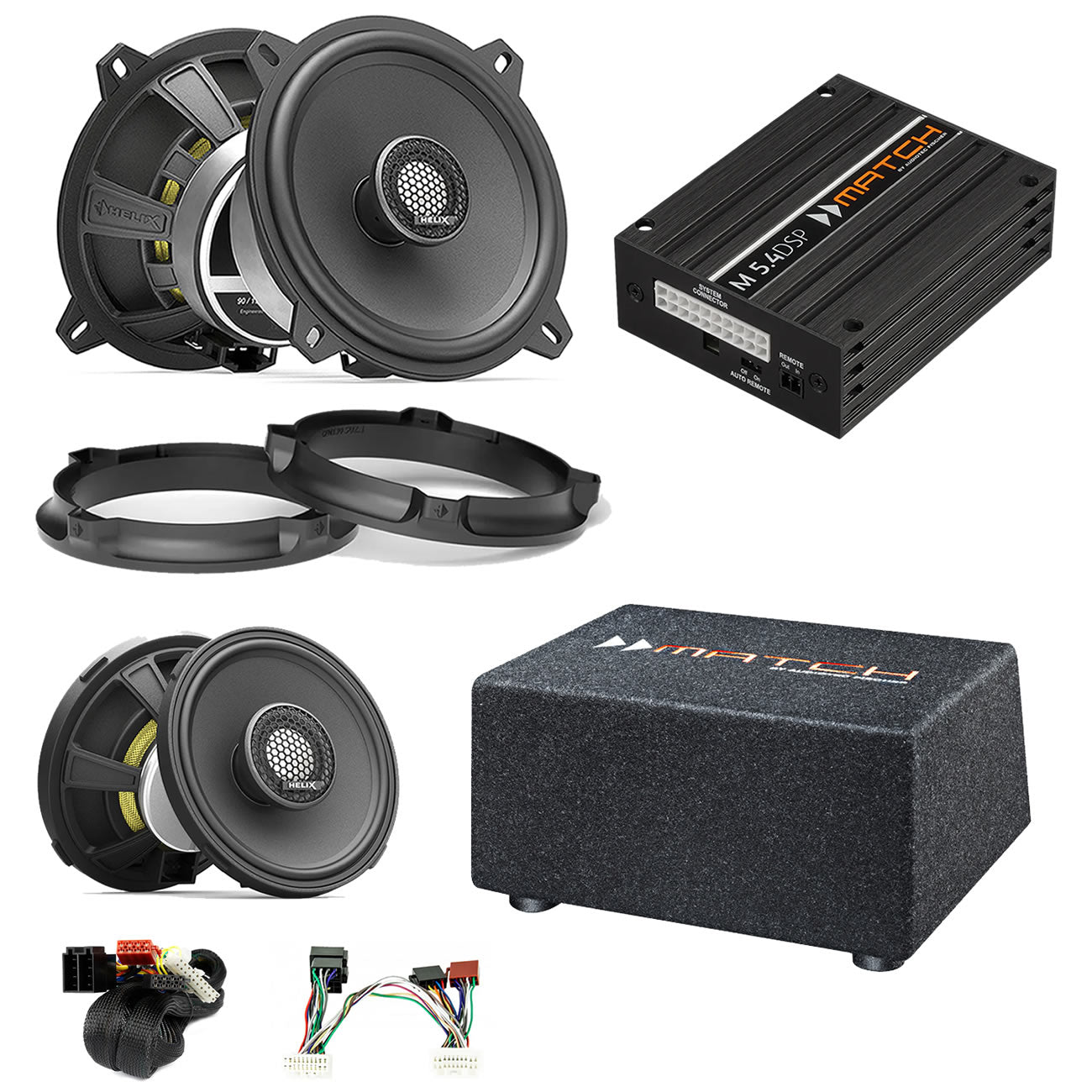 Suzuki Jimny - Speaker & Subwoofer Amplified Package | MATCH M 5.4DSP / HELIX Ci3