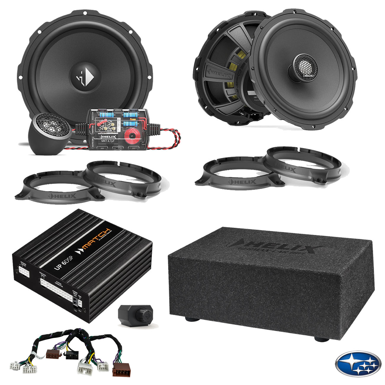 Subaru Levorg - Speaker & Subwoofer DSP Amplified Package 2 | HELIX Ci3