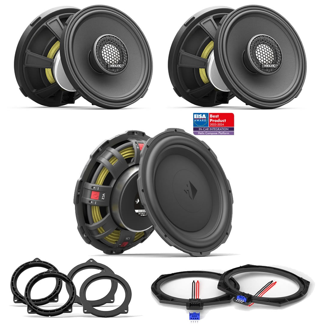 BMW Basic Sound F/G Gen - Speaker & Subwoofer Upgrade Package | HELIX Ci3 / Ci5