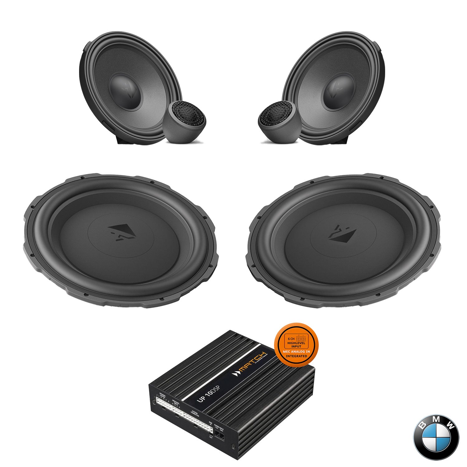 BMW Harman Kardon S0688 G Gen RAM - Front Speaker & Subwoofer DSP Amplified Package | HELIX Ci7 / Ci5