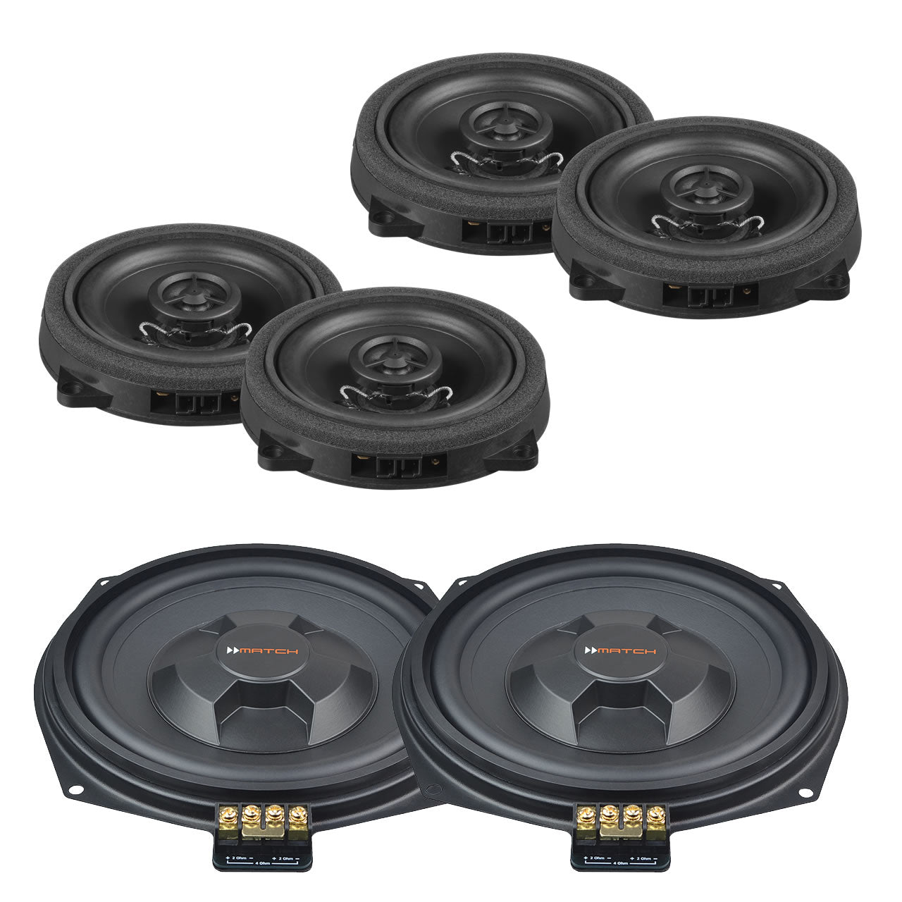 BMW Basic Sound F/G Gen - Speaker & Subwoofer Upgrade Package | MATCH UP PnP