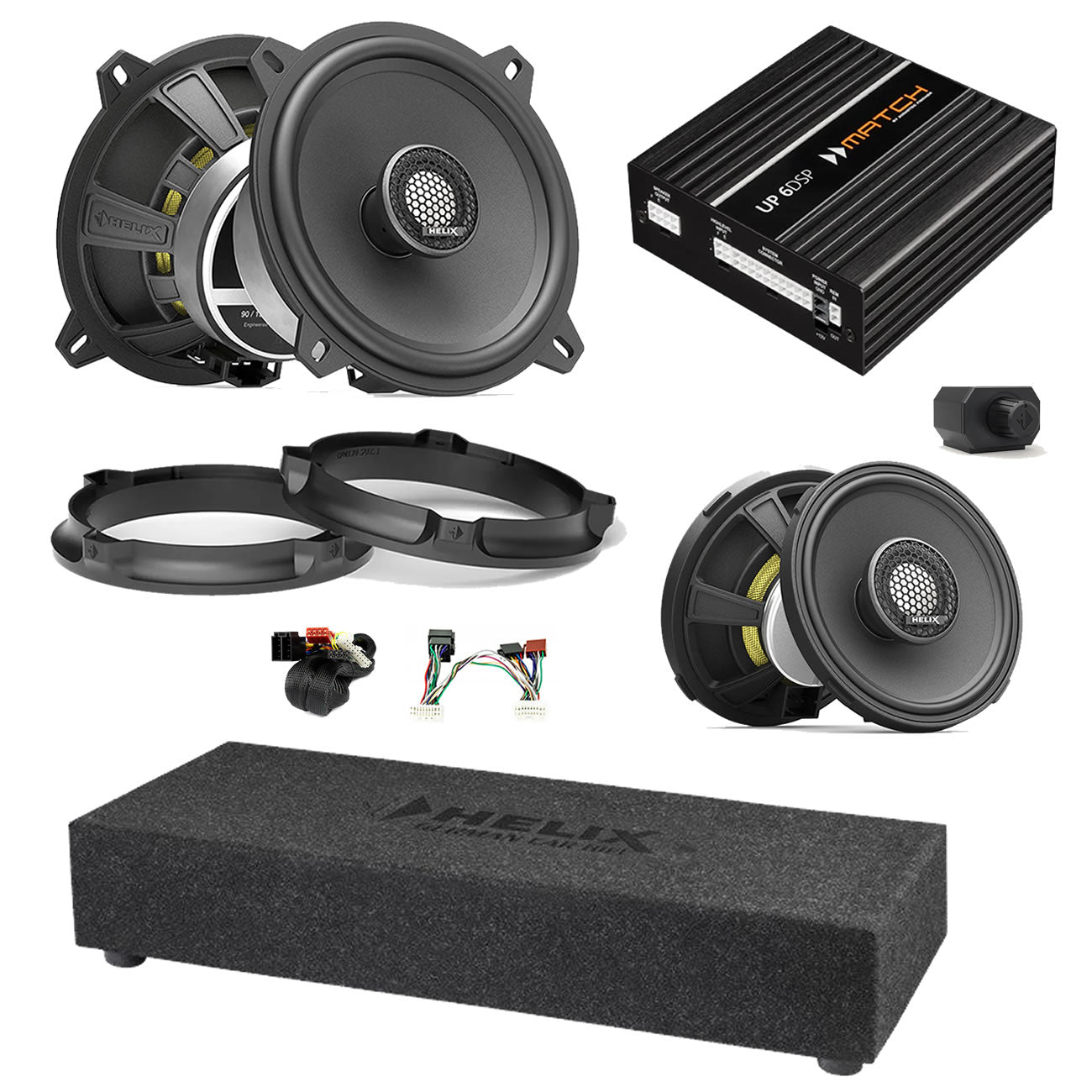 Suzuki Jimny - Speaker & Subwoofer Amplified Package | MATCH UP 6DSP / HELIX Ci3