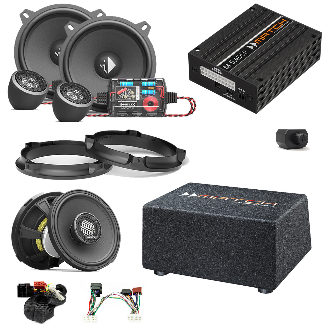 Suzuki Jimny - Speaker & Subwoofer Amplified Package 2 | MATCH M 5.4DSP / HELIX Ci3