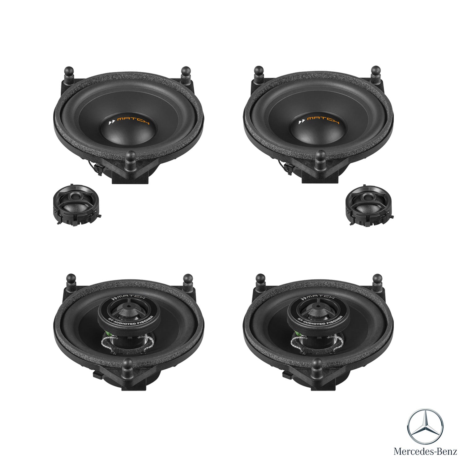 Mercedes E-Class W213 Basic Sound - Speaker Upgrade Package | MATCH UP PnP