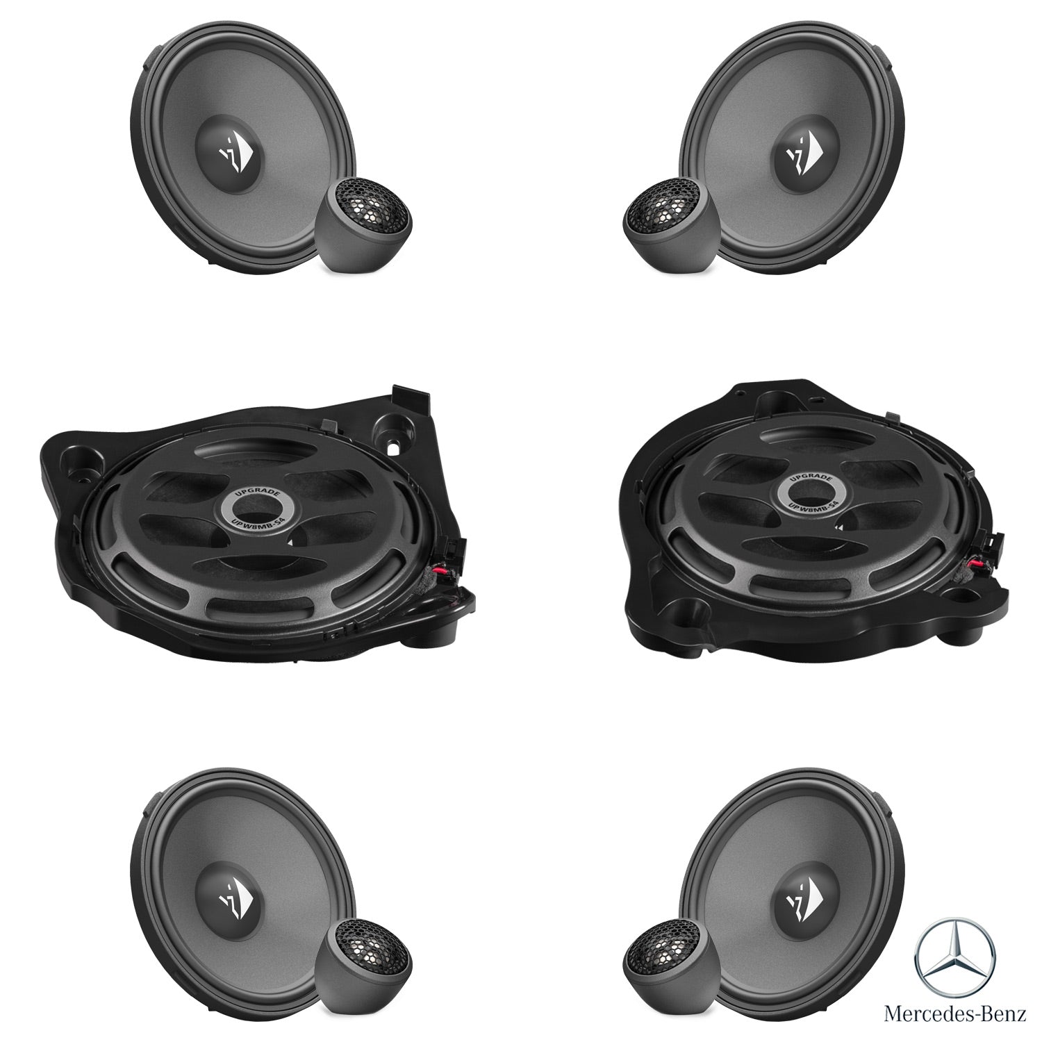 Mercedes E-Class W213 Burmester - Speaker & Subwoofer Upgrade Package | HELIX Ci3