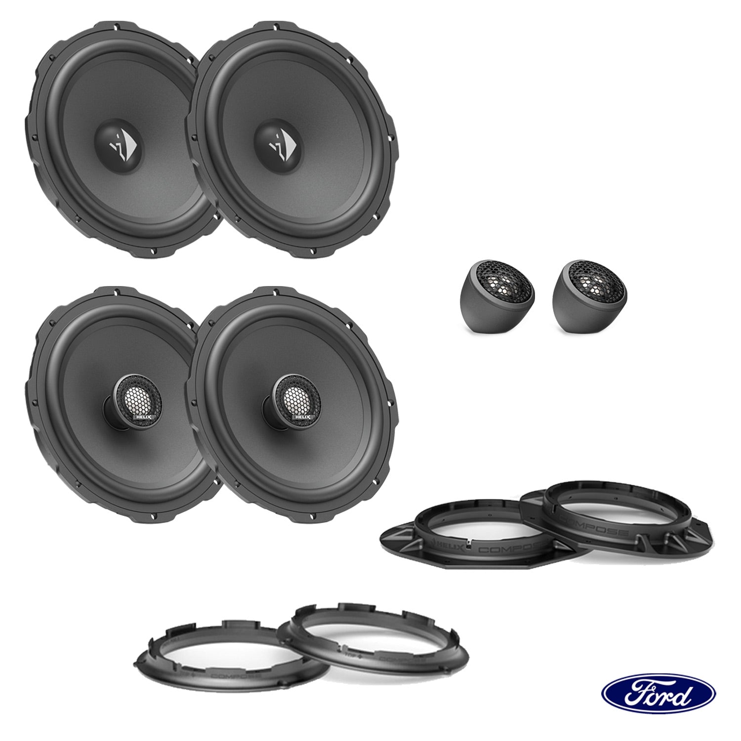Ford Ranger Next-Gen - Speaker Upgrade Package | HELIX Ci3