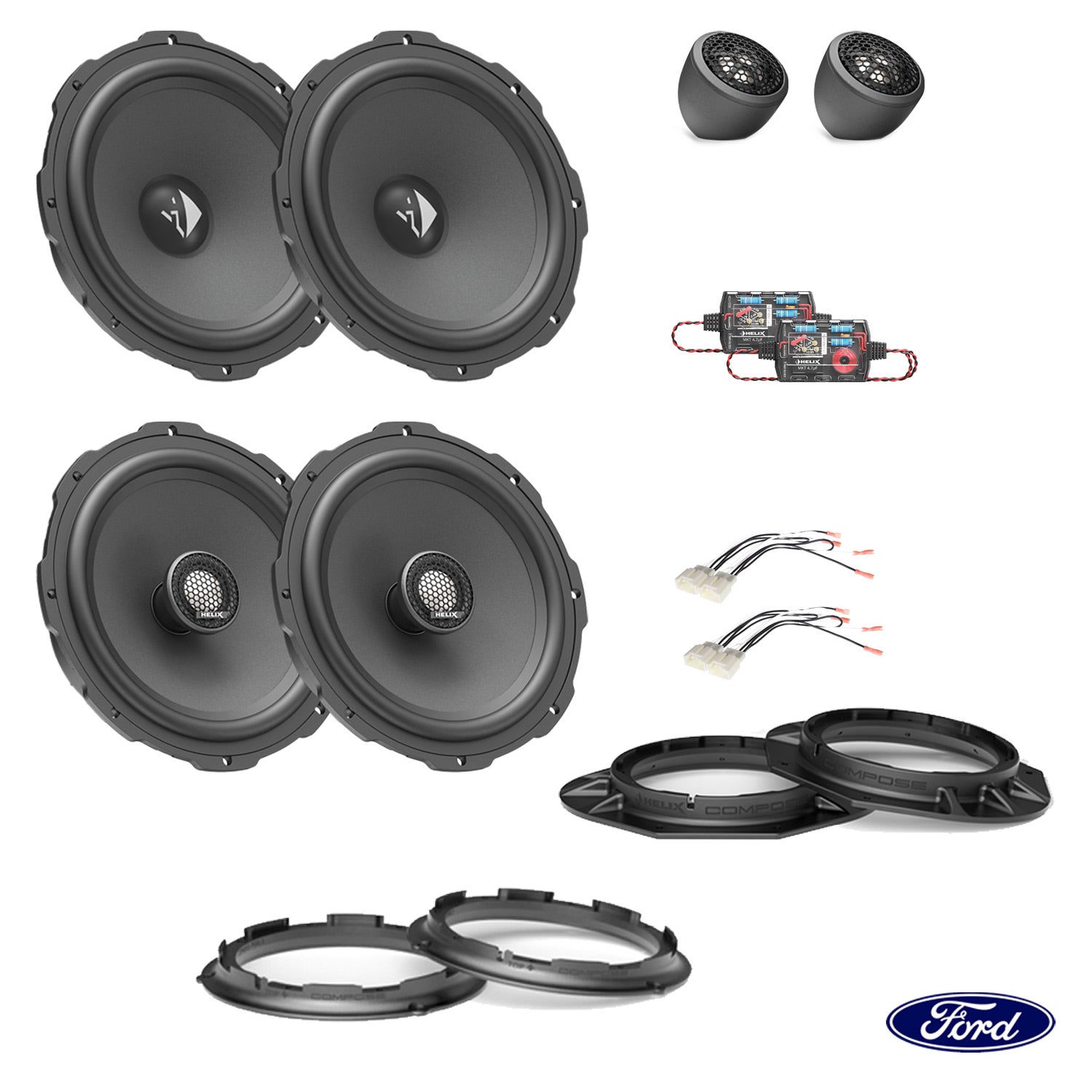 Ford Ranger Next-Gen - Speaker Upgrade Package | HELIX Ci3