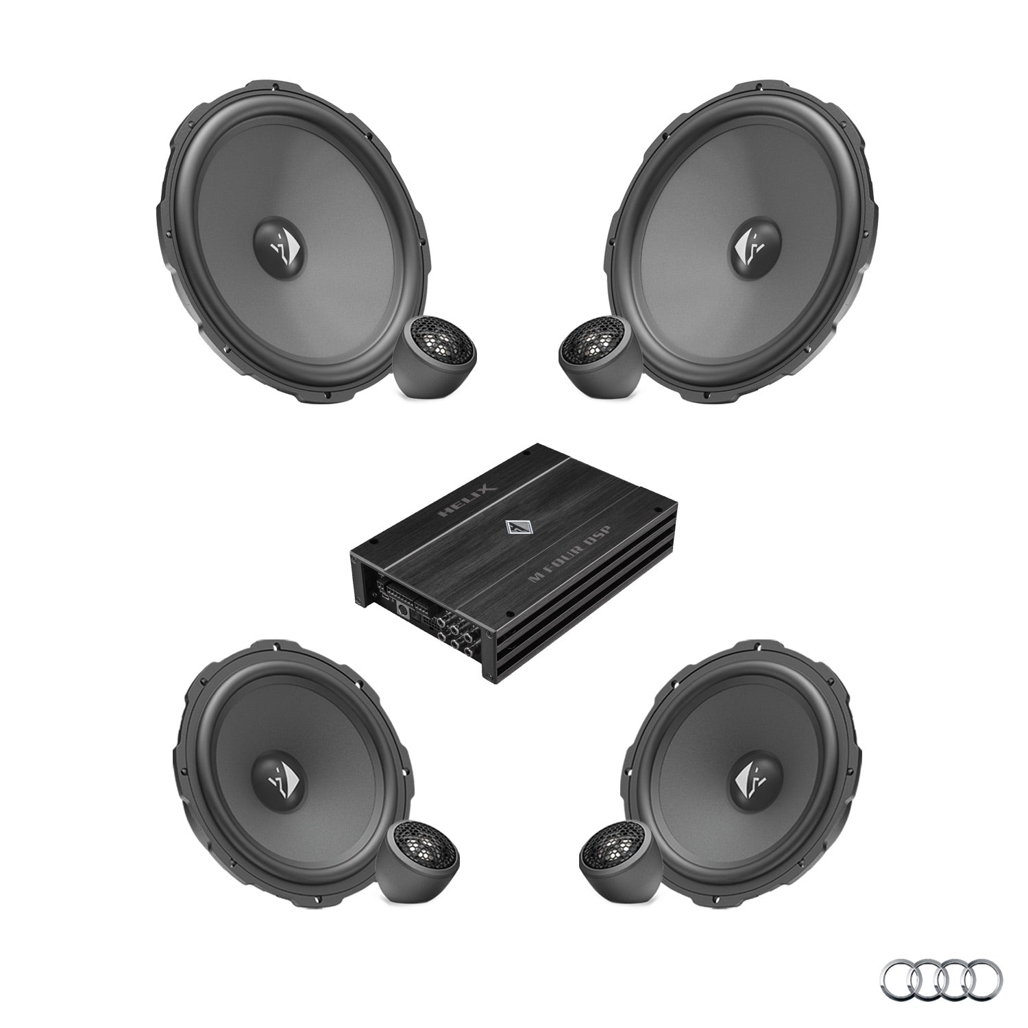 Audi A4 B9 8W - Speaker DSP Amplified Package | HELIX Ci3