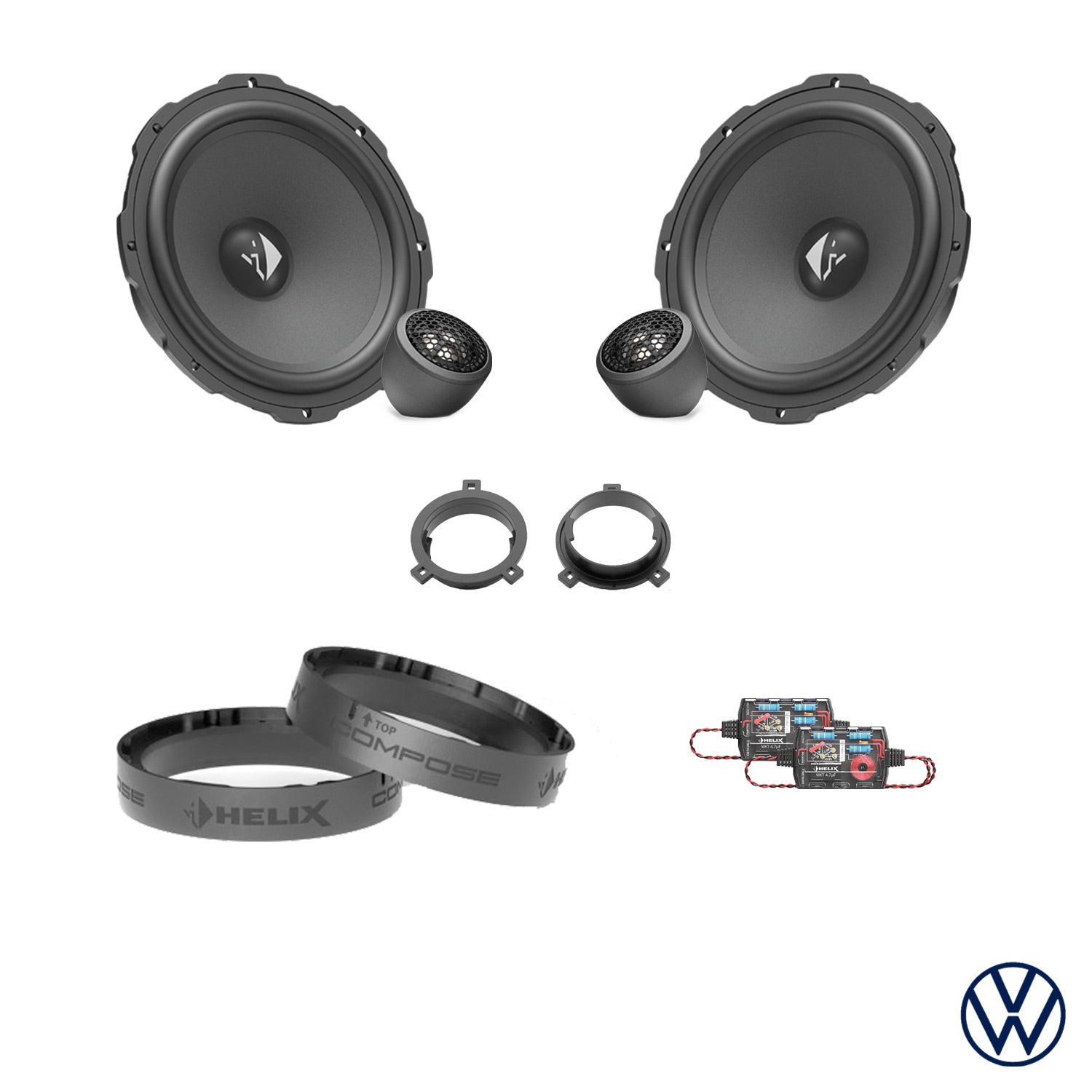 VW T-Roc A1 - Front Speaker Upgrade Package | HELIX Ci3
