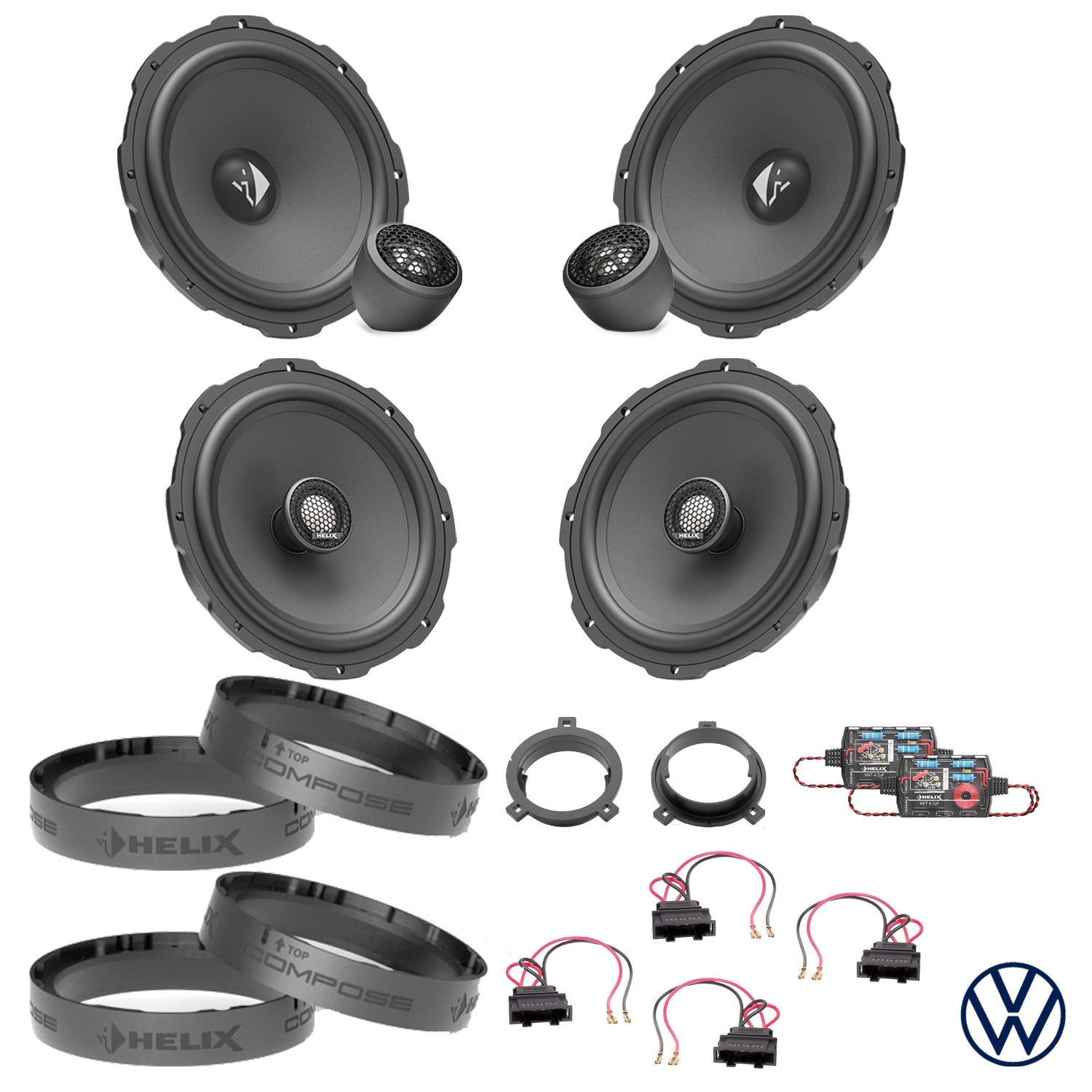 VW T-Roc A1 - Speaker Upgrade Package | HELIX Ci3