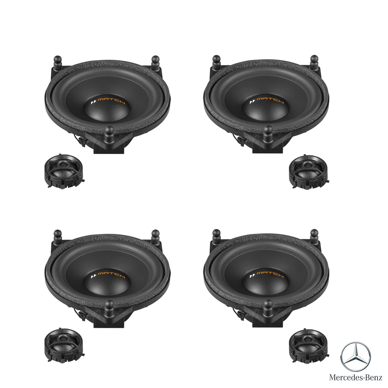 Mercedes GLC X253 Burmester - Speaker Upgrade Package | MATCH UP PnP