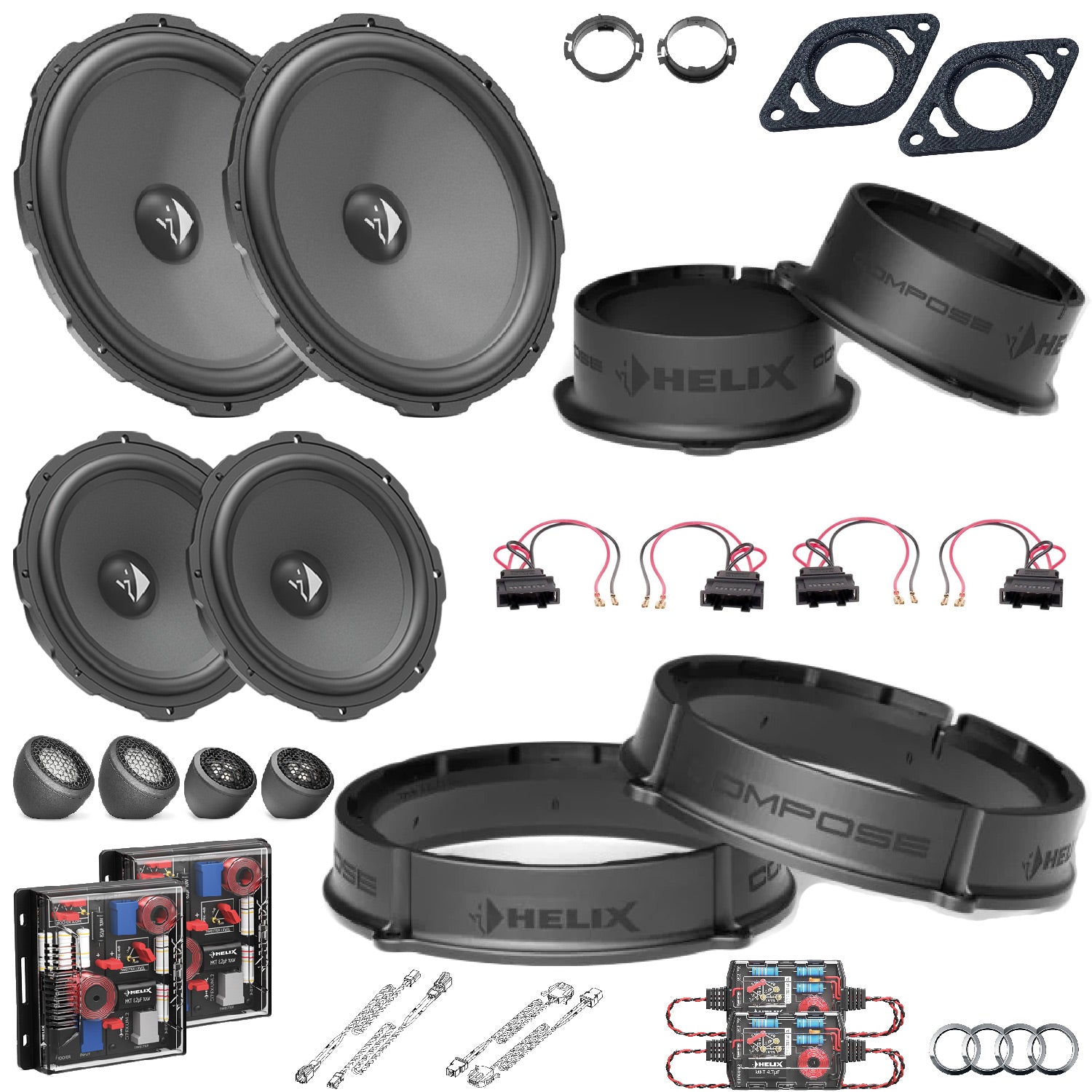 Audi Q5 FY - Speaker Upgrade Package | HELIX Ci3/Ci5