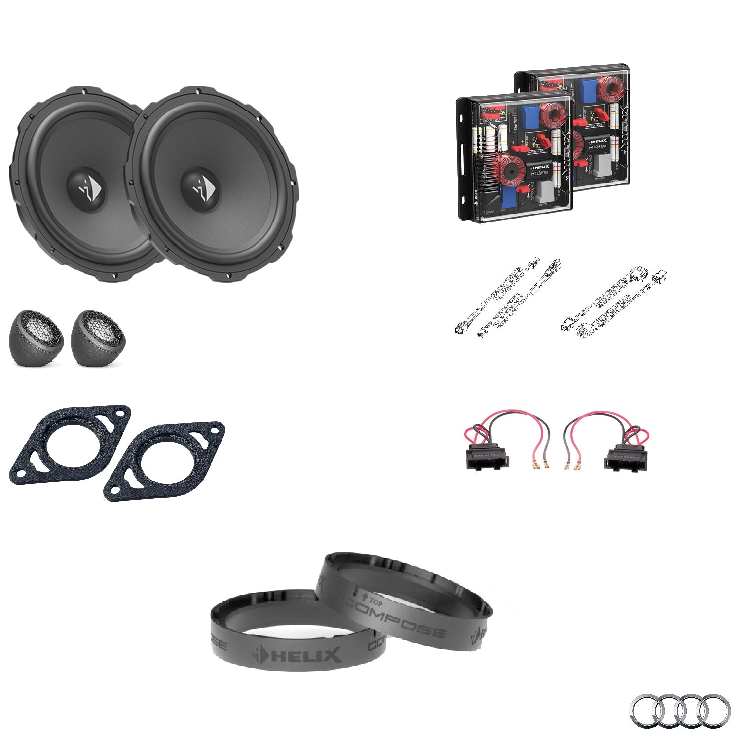 Audi Q4 e-tron - Front Speaker Upgrade Package | HELIX Ci3/Ci5