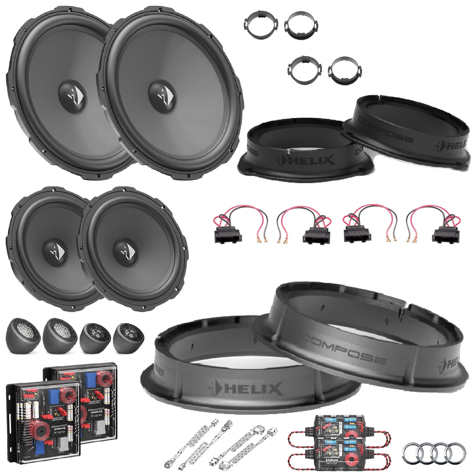 Audi A5 F5 - Speaker Upgrade Package | HELIX Ci3/Ci5
