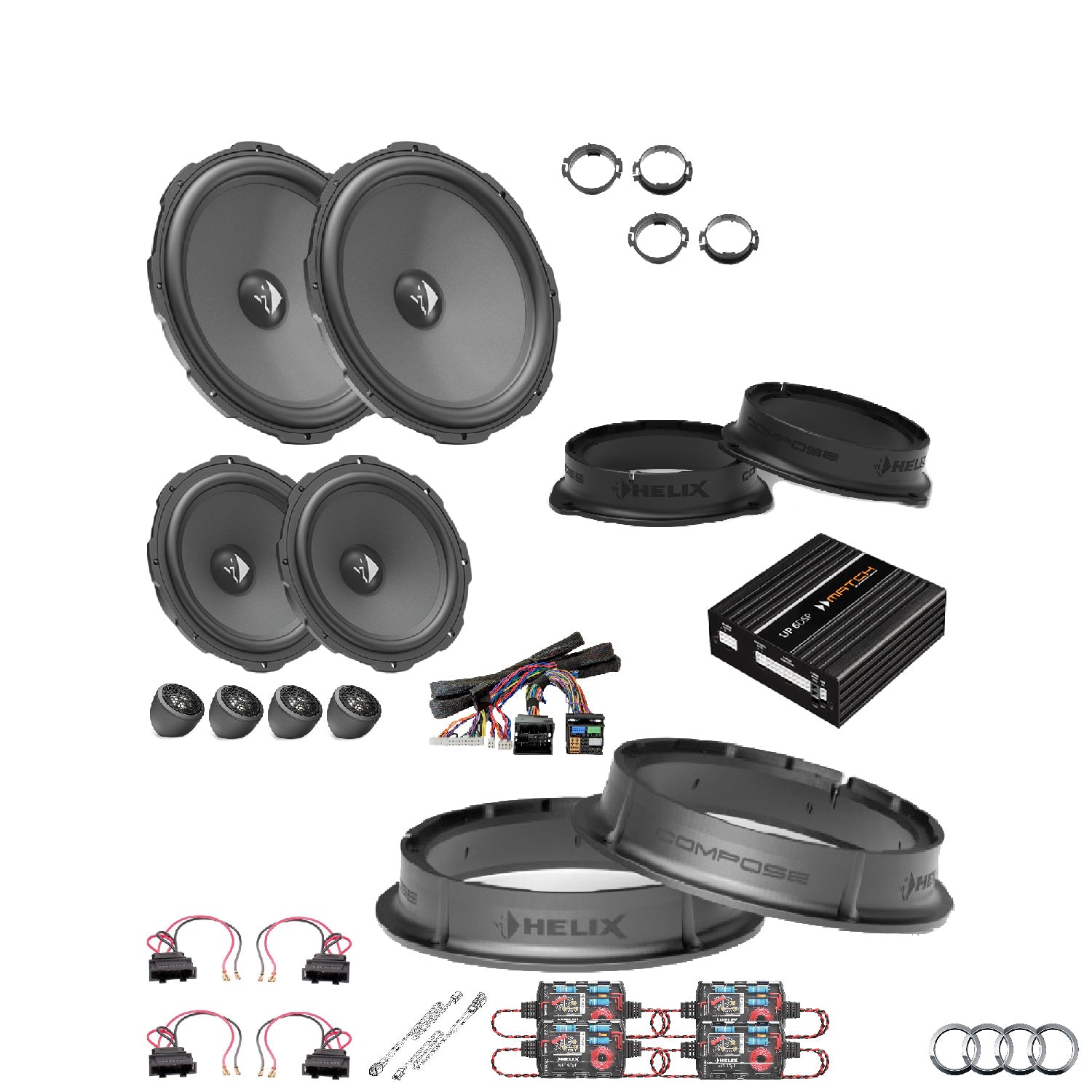 Audi A5 F5 AudiSound - Speaker DSP Amlified Package | HELIX Ci3