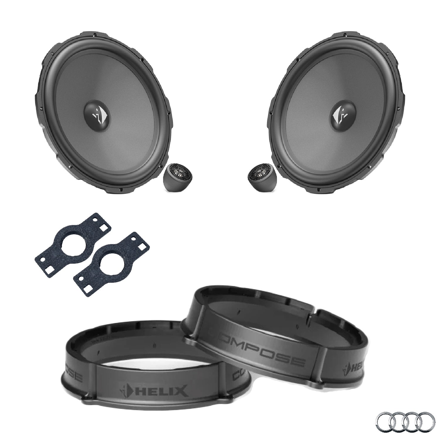 Audi A6 C9 - Front Speaker Upgrade Package | HELIX Ci3