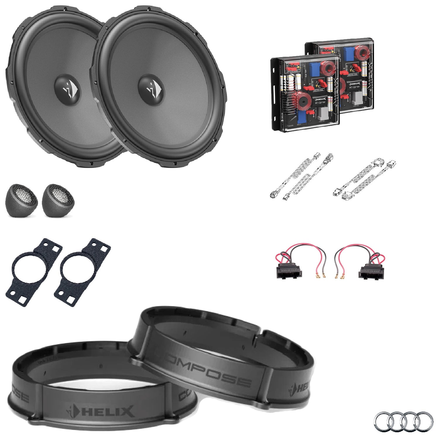 Audi A6 C9 - Front Speaker Upgrade Package | HELIX Ci3/Ci5
