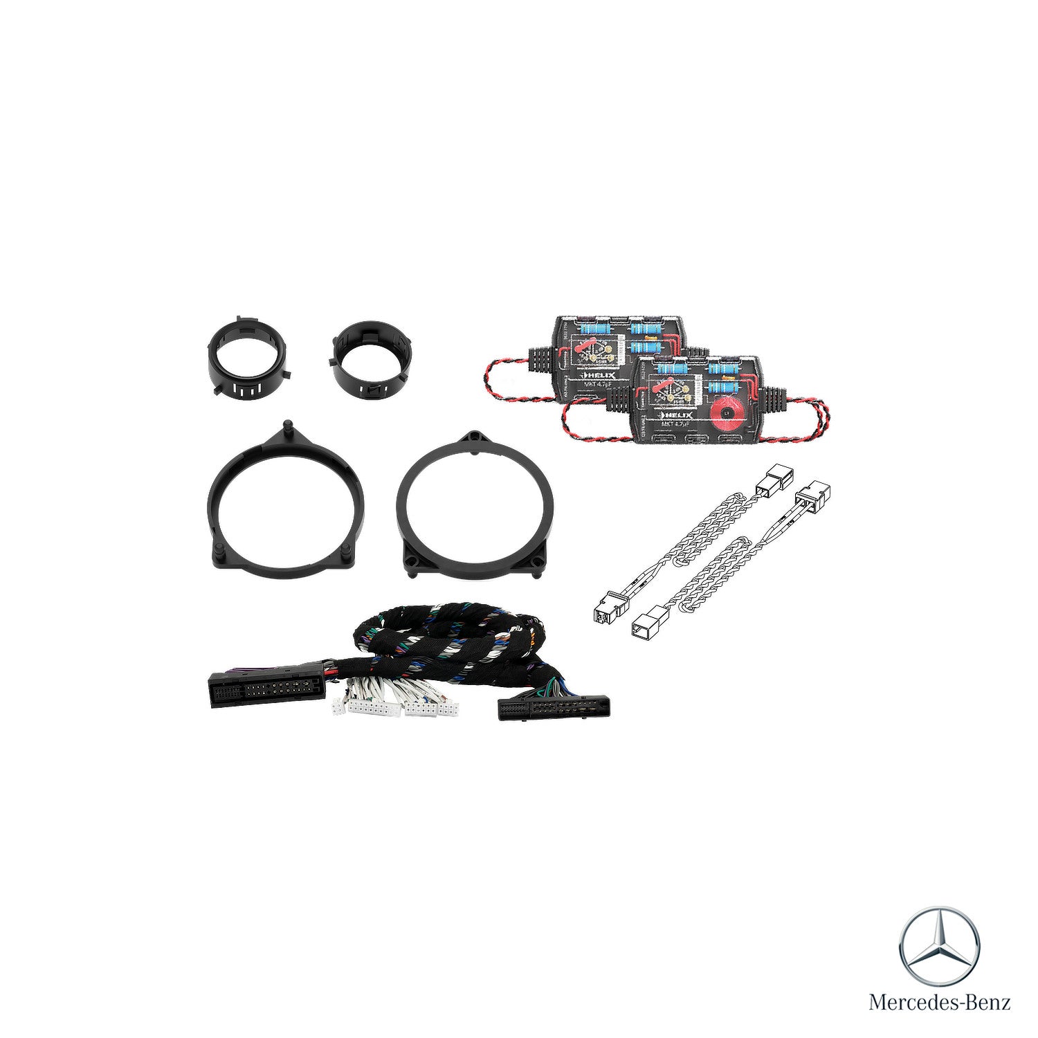 Mercedes E-Class W213 (Facelift with MBUX) Burmester - Front Speaker & Sub DSP Amplified Package | HELIX Ci3