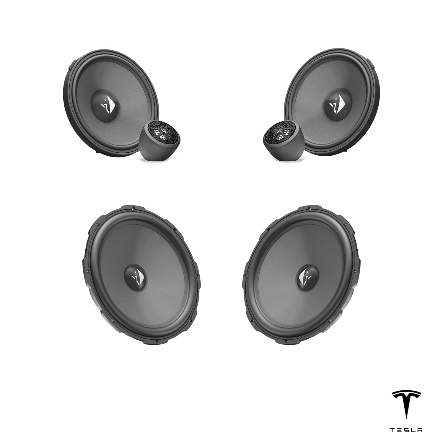 Tesla Model Y Legacy (AMD Ryzen) - Front Speaker Upgrade Package | HELIX Ci3