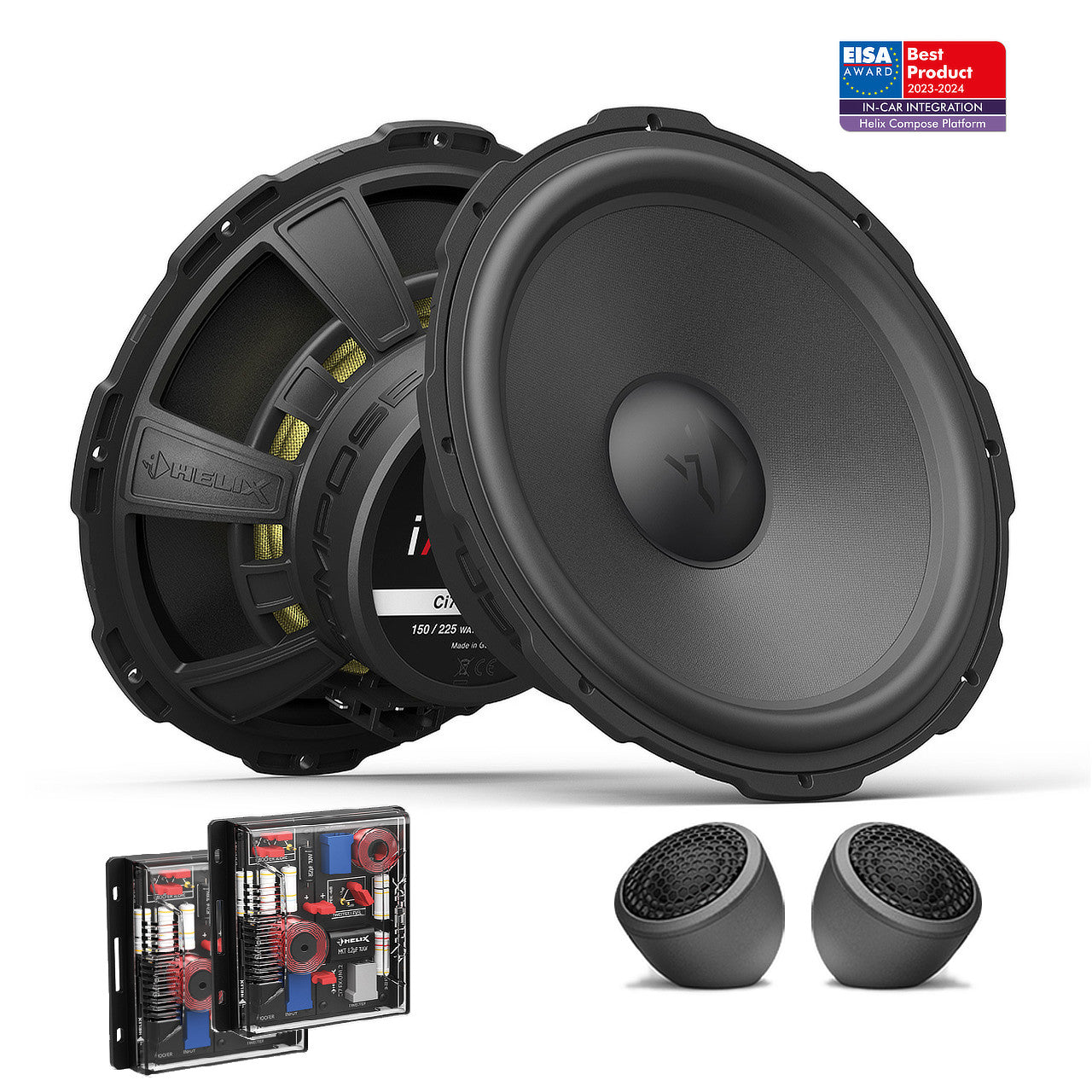HELIX Ci7 8" 2-Way - High-End Component Speaker Set, FlexMount | 3Ω