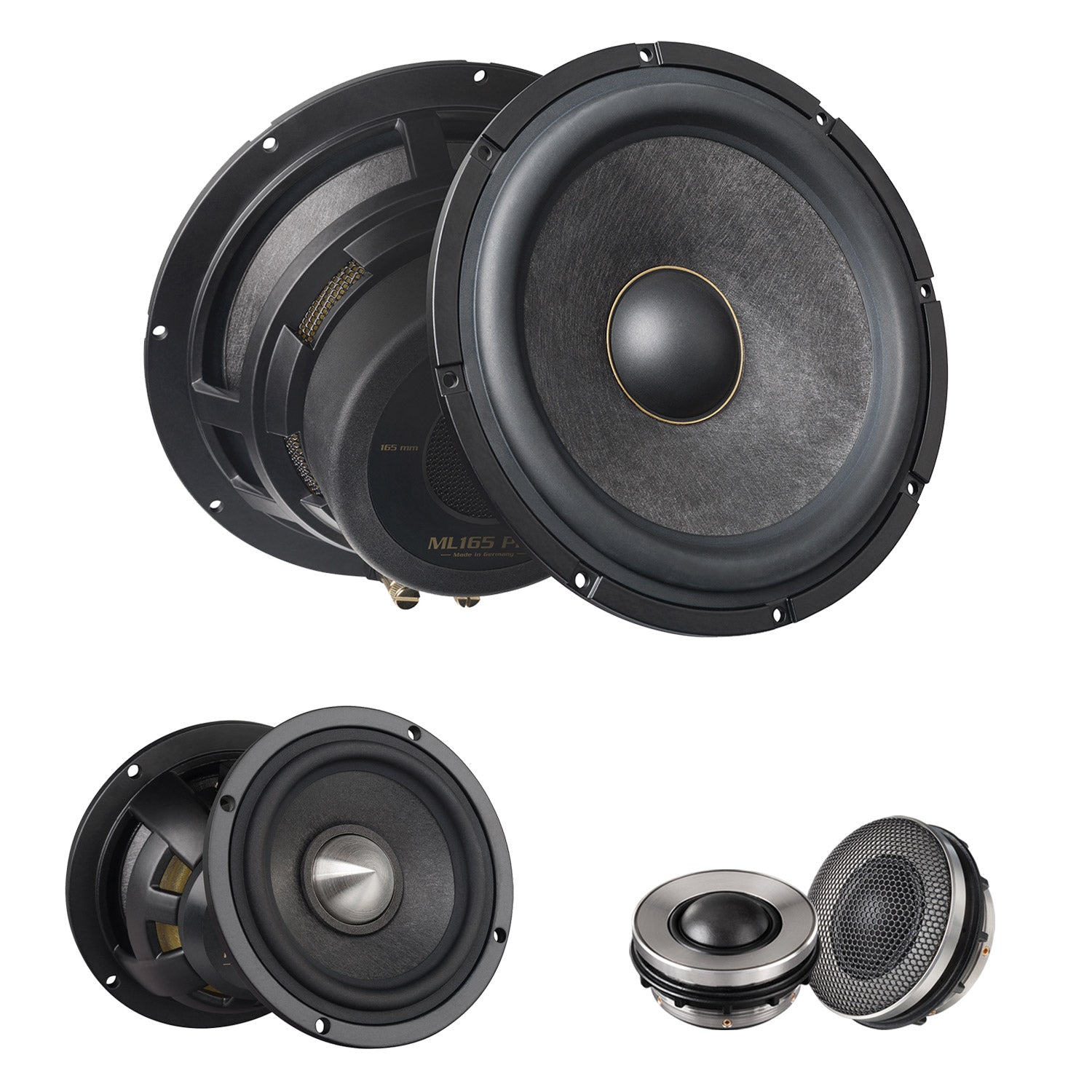 BRAX MATRIX ML PRO 6.5" 3-Way Active - High-End Component Speaker Set | 4Ω
