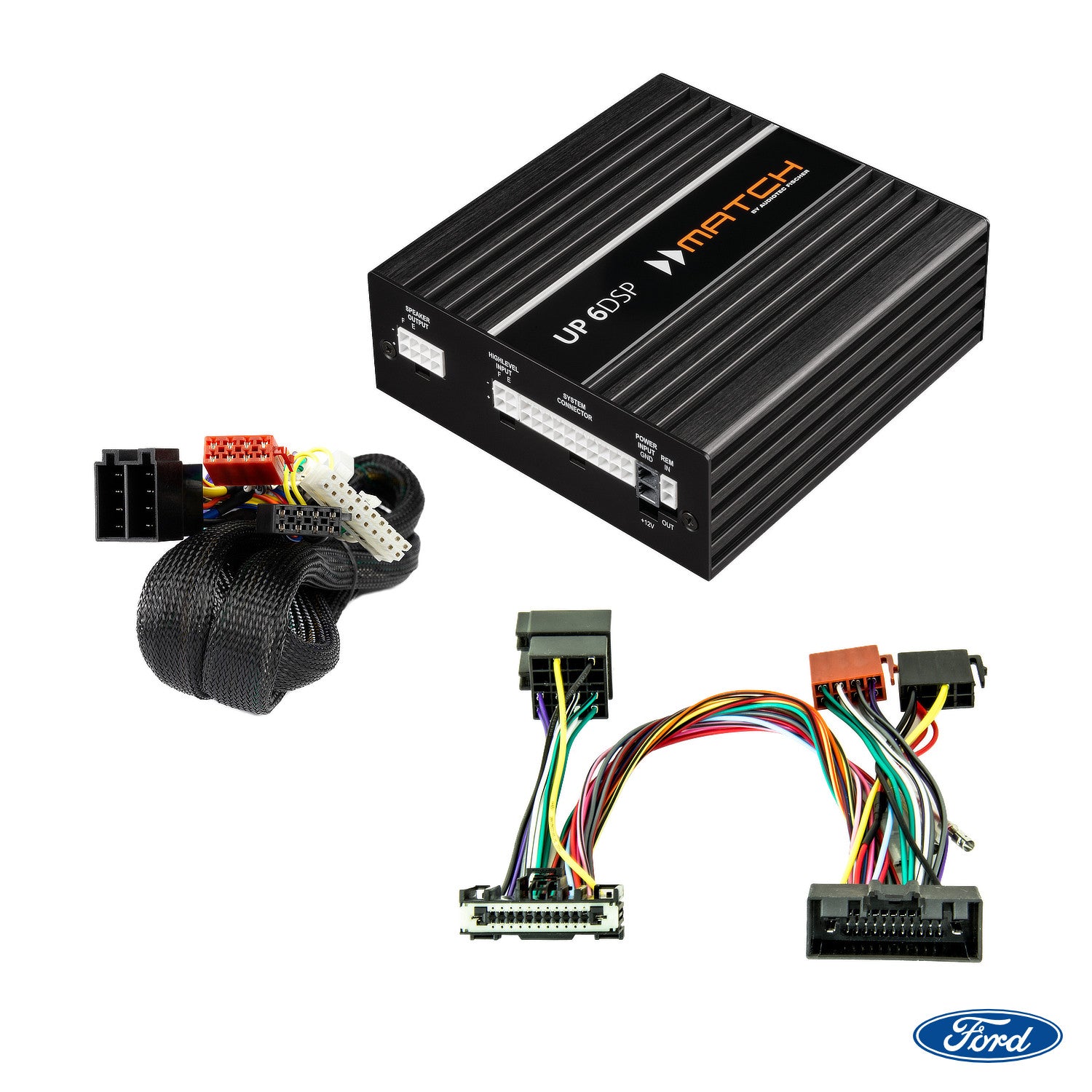 Ford Ranger PX2/PX3 - DSP Amplifier + PnP Harness | MATCH UP 6DSP