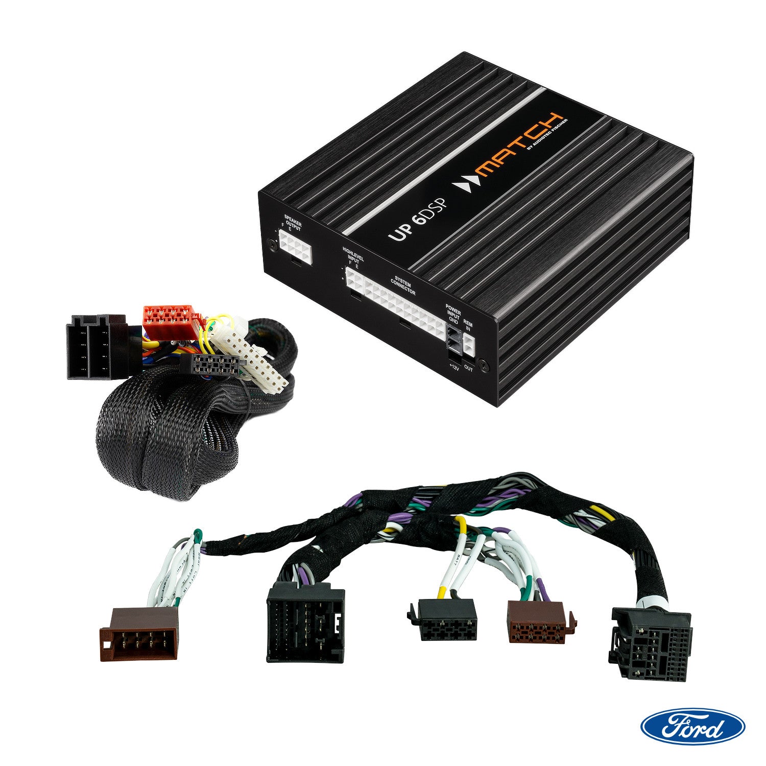 Ford Ranger Next-Gen - DSP Amplifier + PnP Harness | MATCH UP 6DSP