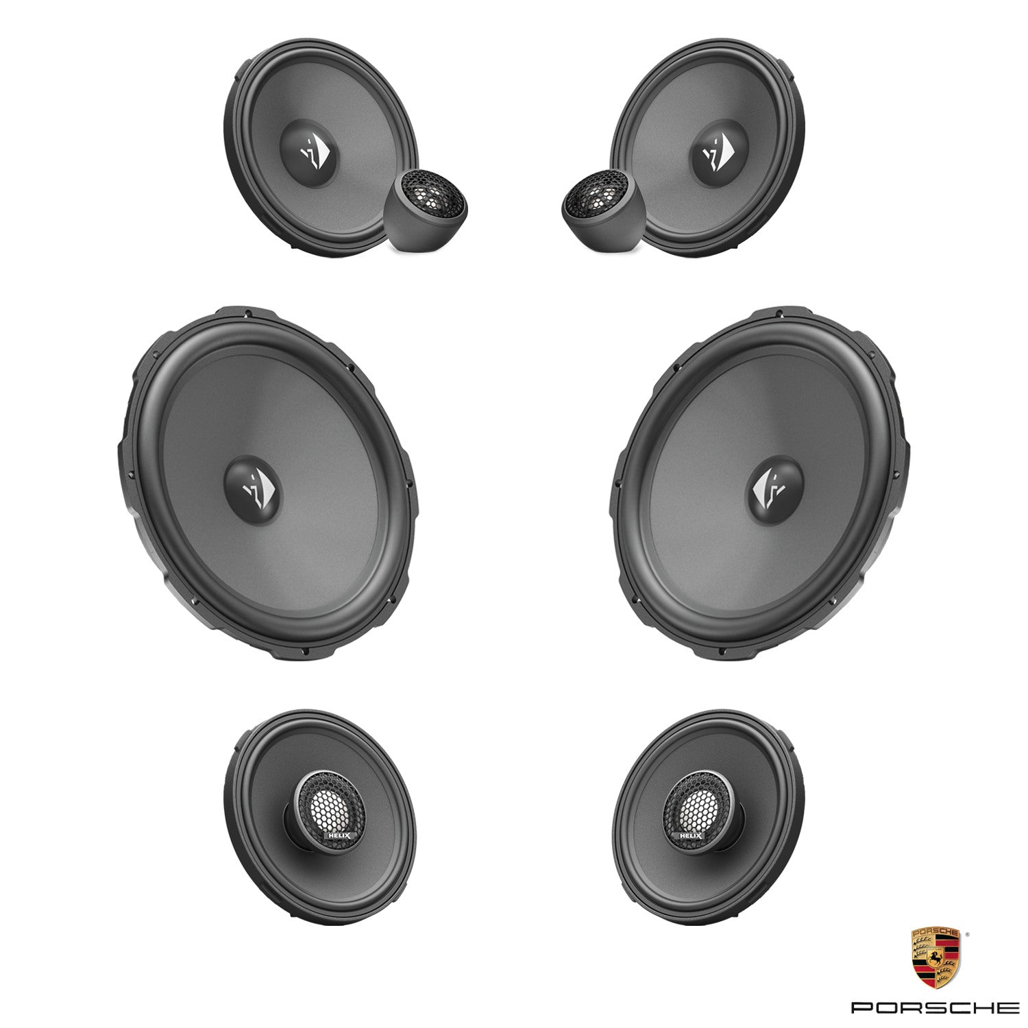 Porsche Boxster (982/718) - Speaker Upgrade Package | HELIX Ci3