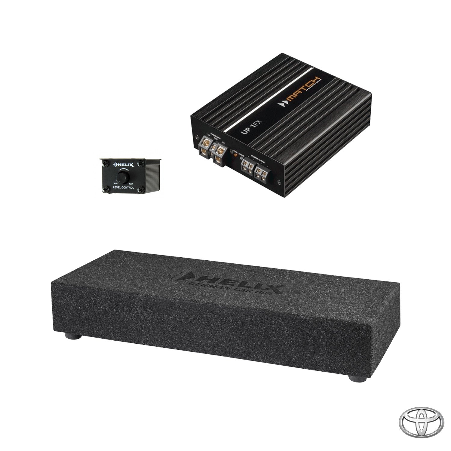 Toyota GR Supra (2019-) JBL - Boot Bench Subwoofer Amplified Package | HELIX IK ES10.1-DVC2