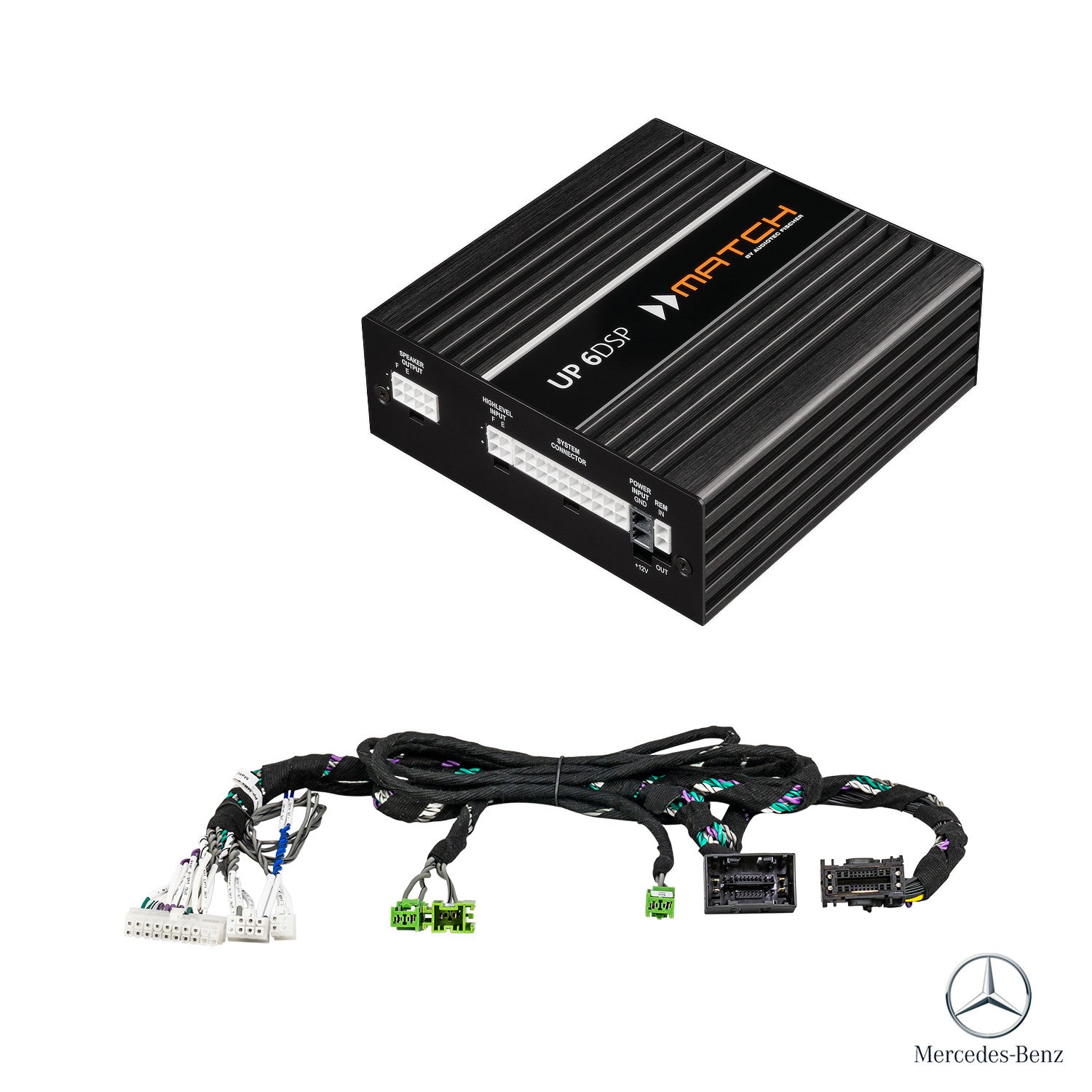 Mercedes C/GLC (MBUX 2023-) Basic - DSP Amplifier + PnP Harness | MATCH UP 6DSP
