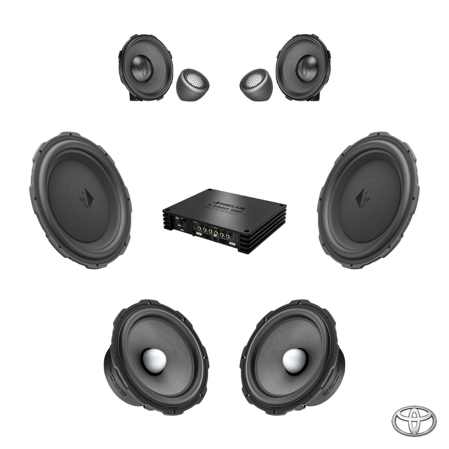 Toyota LC Prado J250 (2025-) JBL - Speaker DSP Amplified Upgrade Package | HELIX Ci5