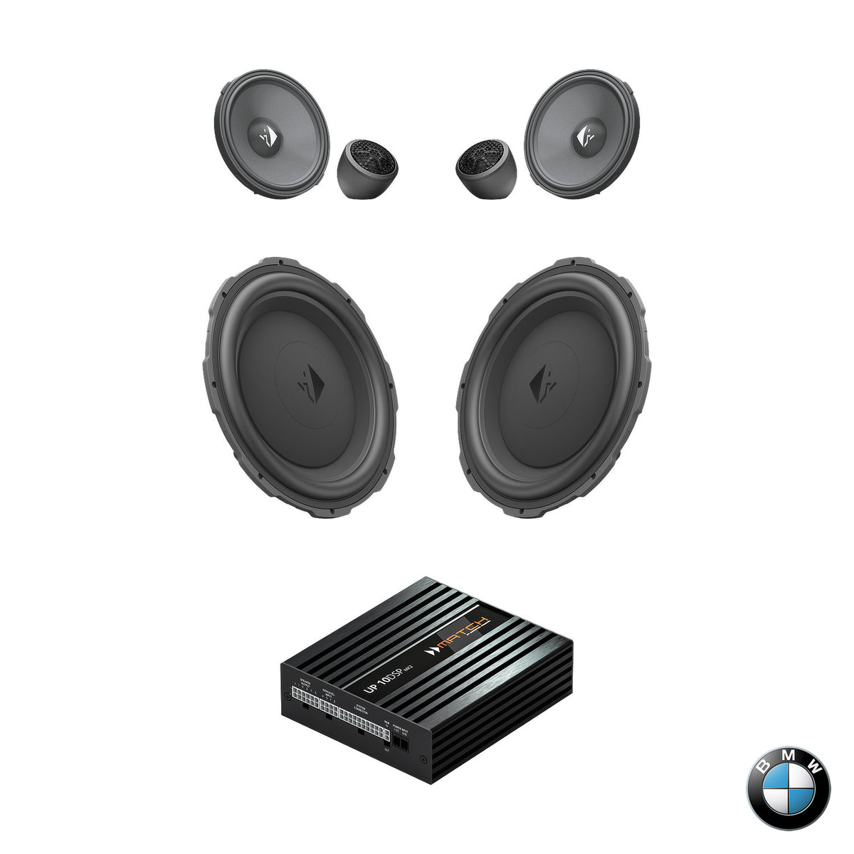 BMW Harman Kardon S0688 G Gen RAM - Digital to Toslik Converter + Front Speaker, Sub & DSP Amp Package | HELIX Ci3 / Ci5