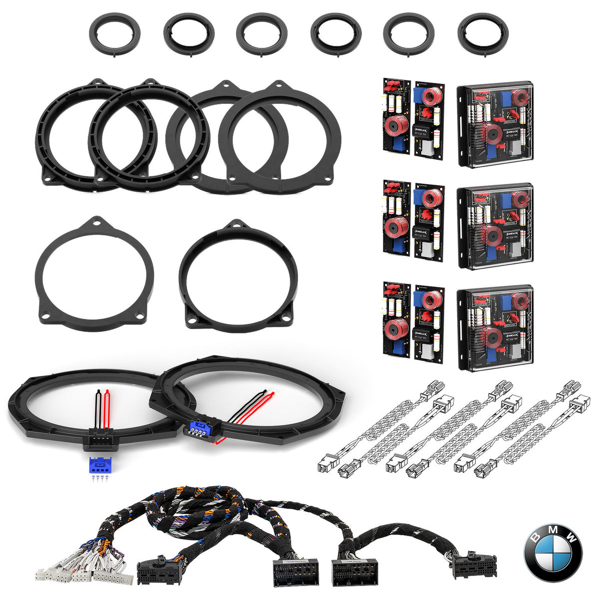 BMW Harman Kardon S0688 G Gen RAM - Digital to Toslik Converter + Speaker, Sub & DSP Amp Package 2 | HELIX Ci7 / Ci5