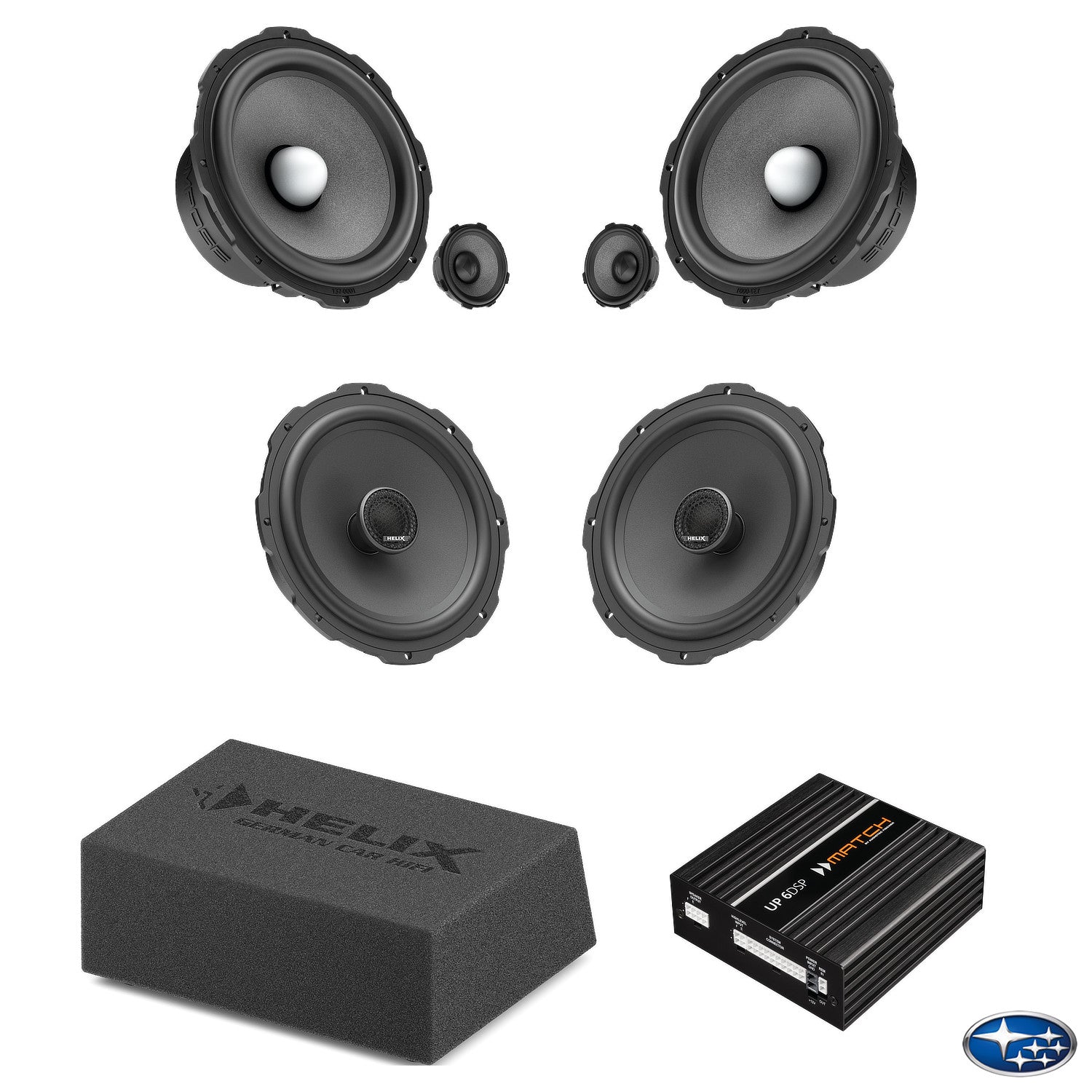 Subaru Ouback - Speaker & Subwoofer DSP Amplified Upgrade Package | HELIX Ci5