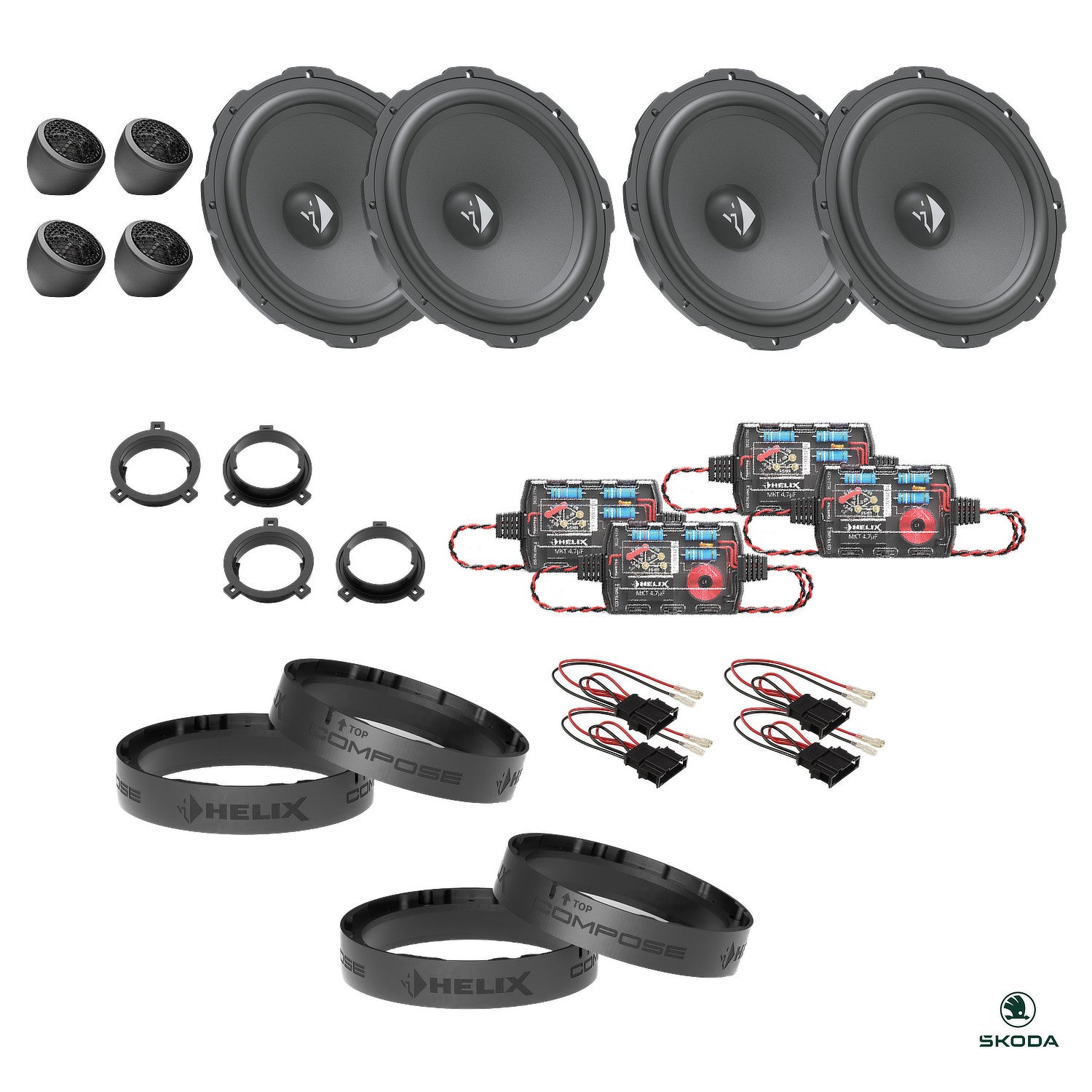 Skoda Octavia IV - Speaker Upgrade Package | HELIX Ci3