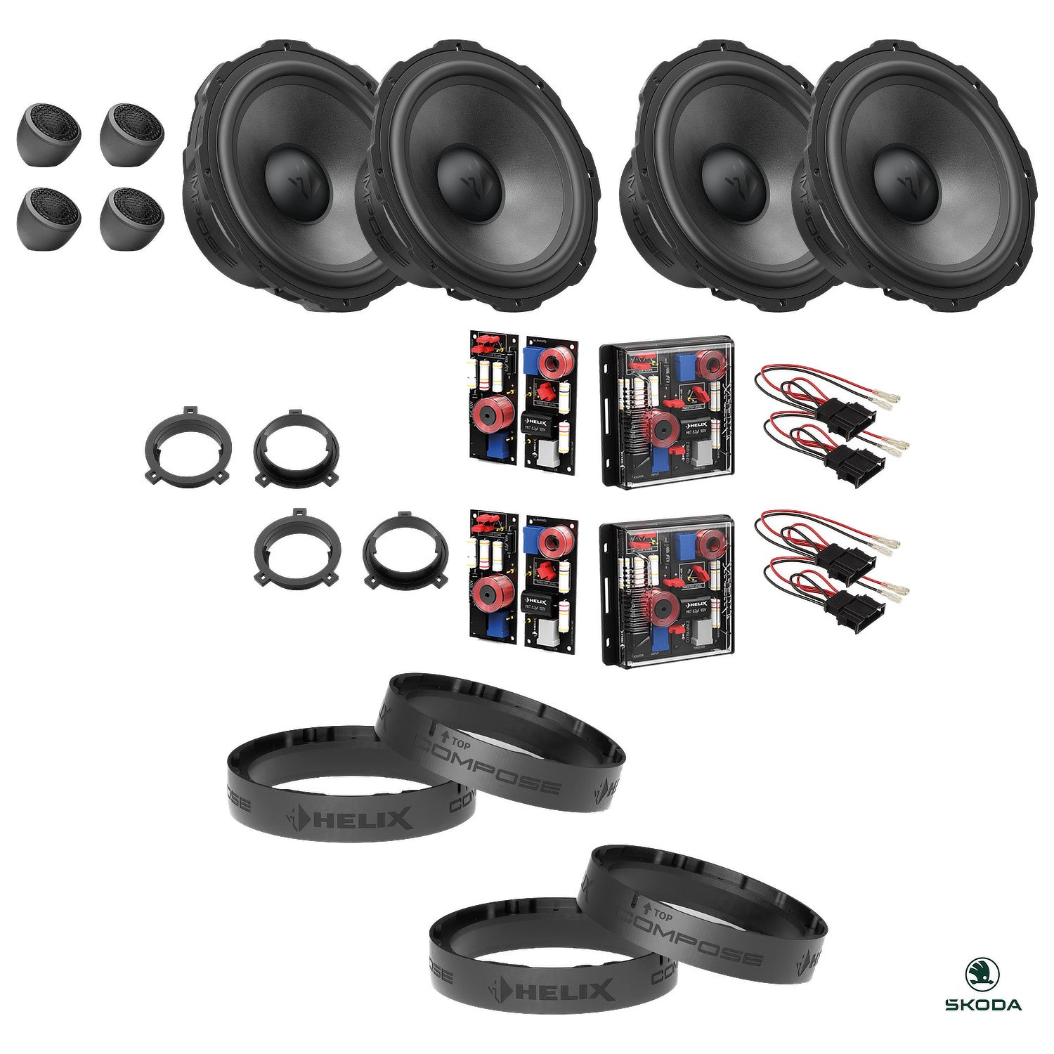 Skoda Octavia IV - Speaker Upgrade Package | HELIX Ci7