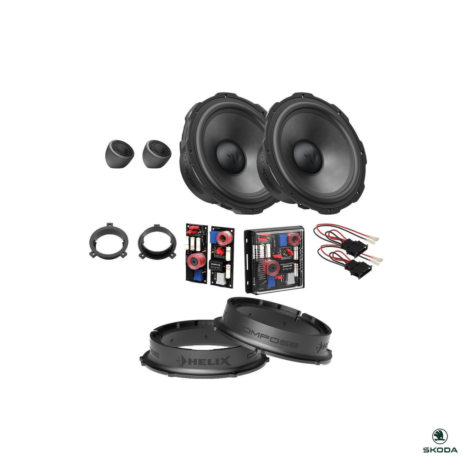 Skoda Kodiaq (2024-) - Front Speaker Upgrade Package | HELIX Ci7