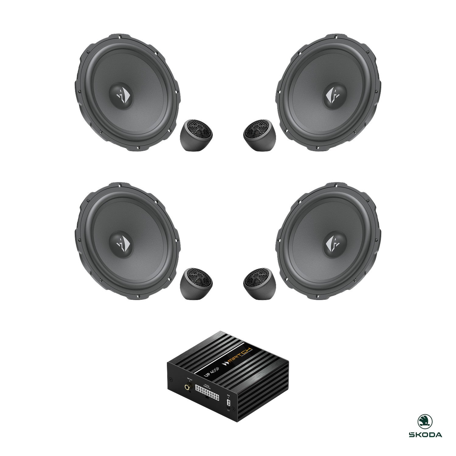 Skoda Kodiaq (2024-) - Speaker DSP Amplified Upgrade Package | HELIX Ci3