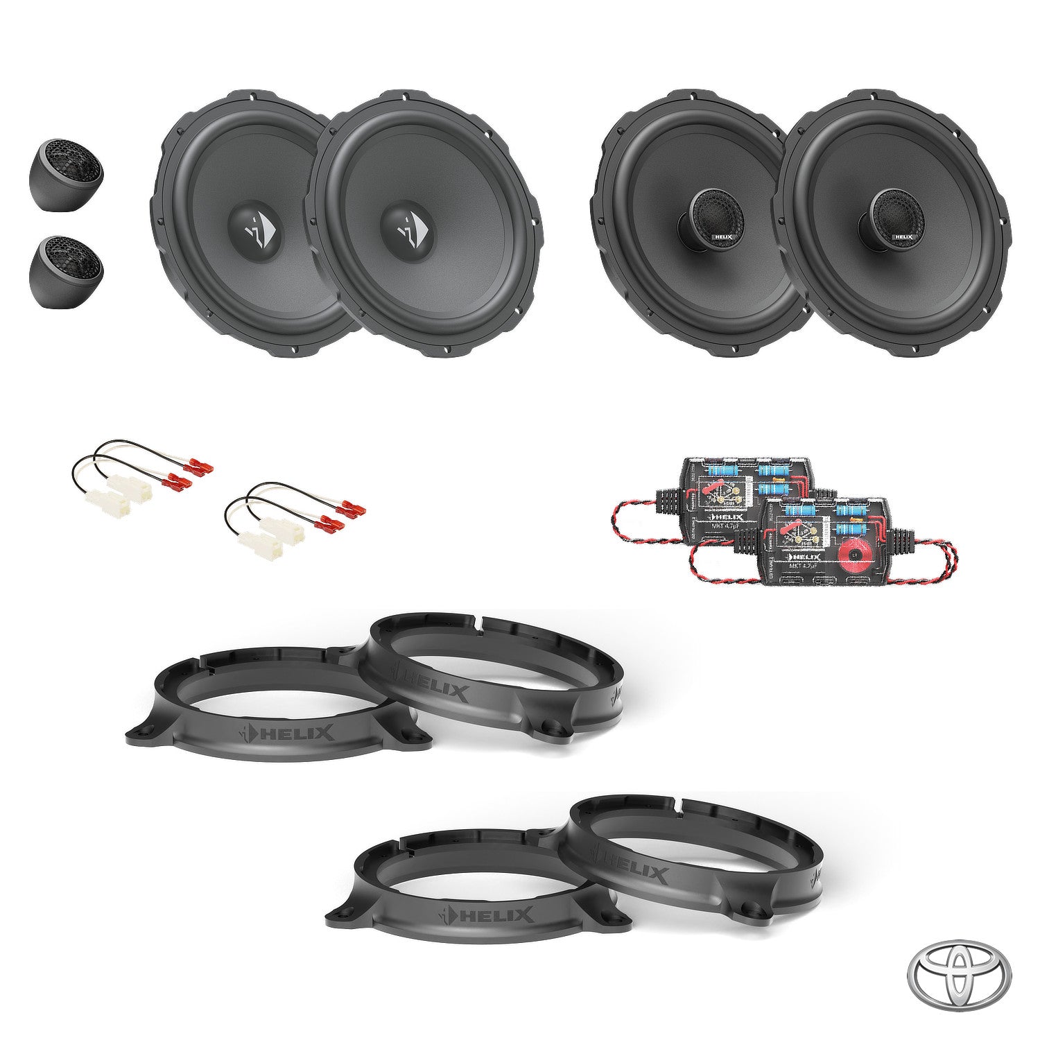 Toyota Hilux SR5 Dual Cab - Speaker Upgrade Package | HELIX Ci3
